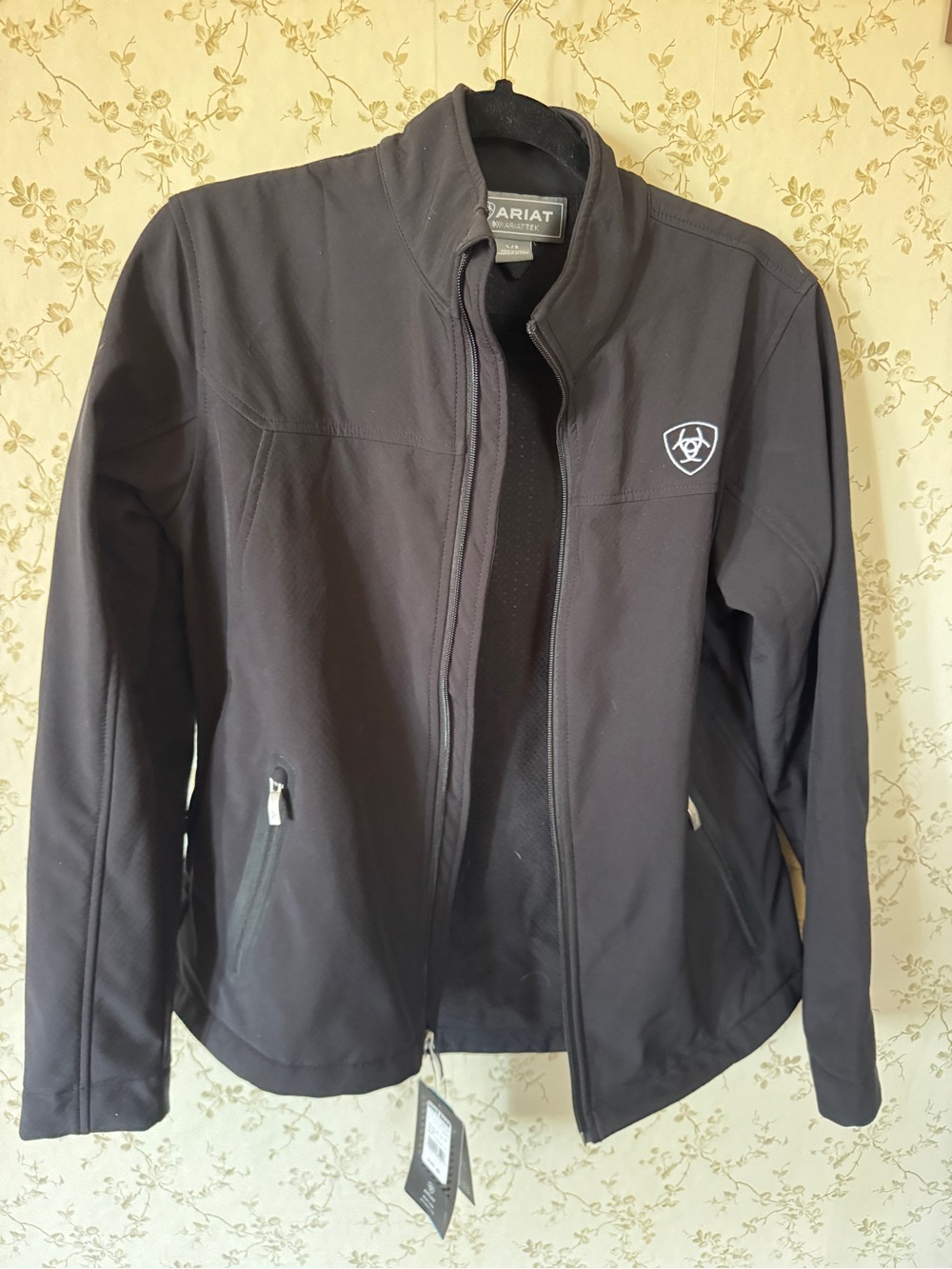 Ariat Black Lightweight Softshell Jacket with Logo
